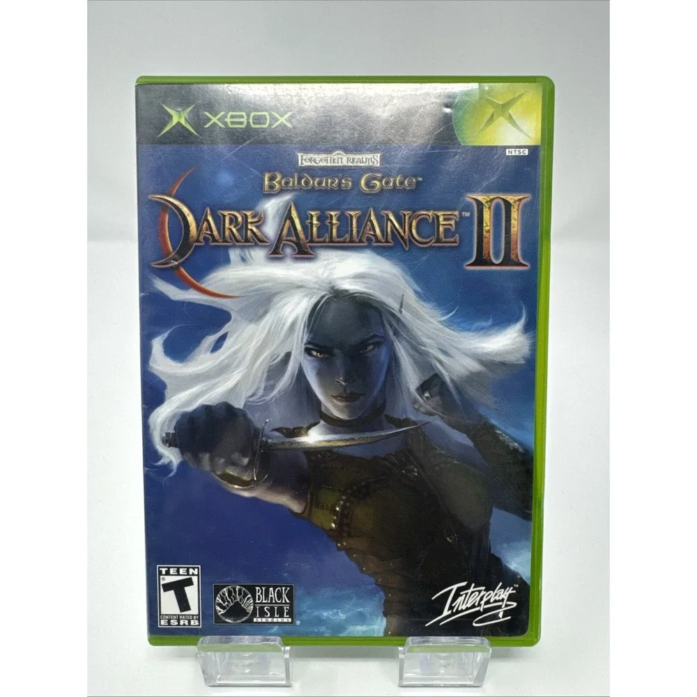 Baldurs Gate-Dark 2 - Microsoft Xbox - Disc + Case
